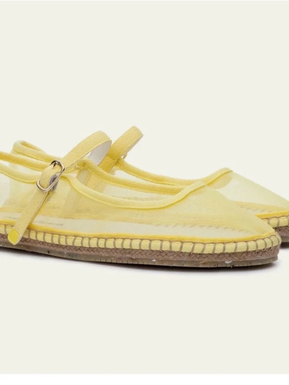 SeaVees Yellow Mary Jane Espadrille Shoes